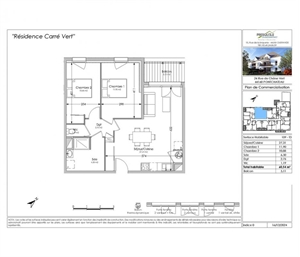 t3 à la vente -   44160  PONTCHATEAU, surface 60 m2 vente t3 - UBI472060832